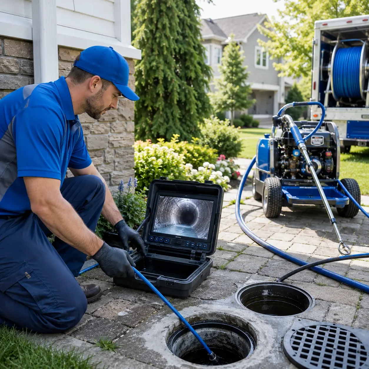Outdoor drain cleaning professionals serving Hamel, IL